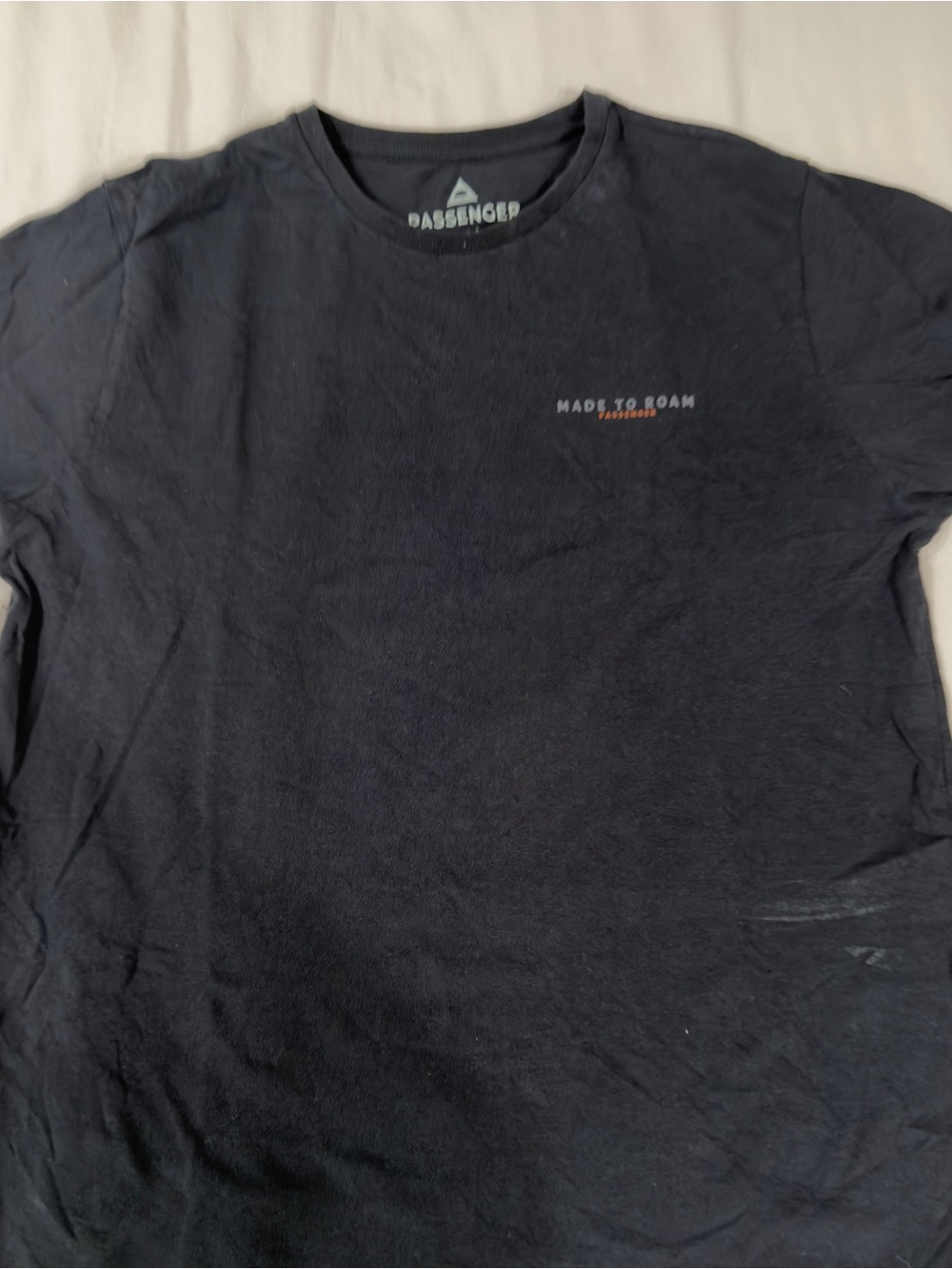 Passenger Navy 'Made to Roam' Short Sleeve Crew T-Shirt